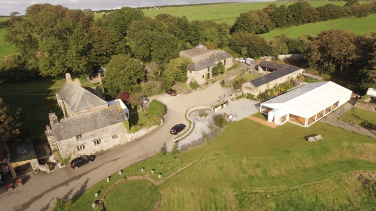 Have your Absolute Canvas wedding marquee at Pengenna Manor in Cornwall.