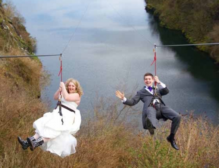 Have your Absolute Canvas wedding marquee at Adrenalin Quarry in Cornwall.