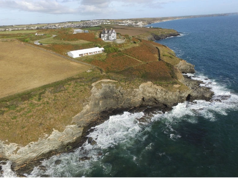 Have your Absolute Canvas wedding marquee at Beacon Crag in Cornwall.