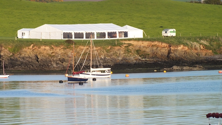 Have your Absolute Canvas wedding marquee at Porthilly Farm in Cornwall.