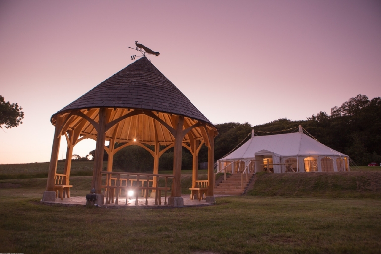 Have your Absolute Canvas wedding marquee at Hendra Barns in Cornwall.